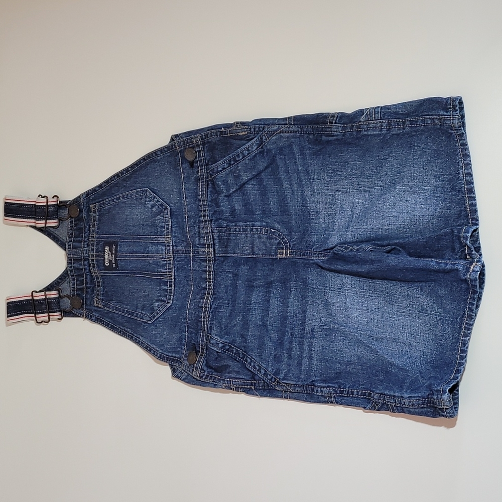 OSHKOSH Denim Short Overalls Size 5T